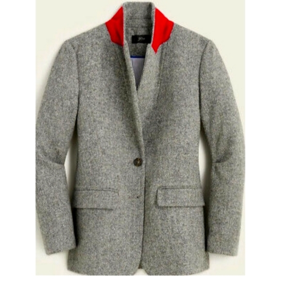J Crew Tweed Wool Blazer size 2